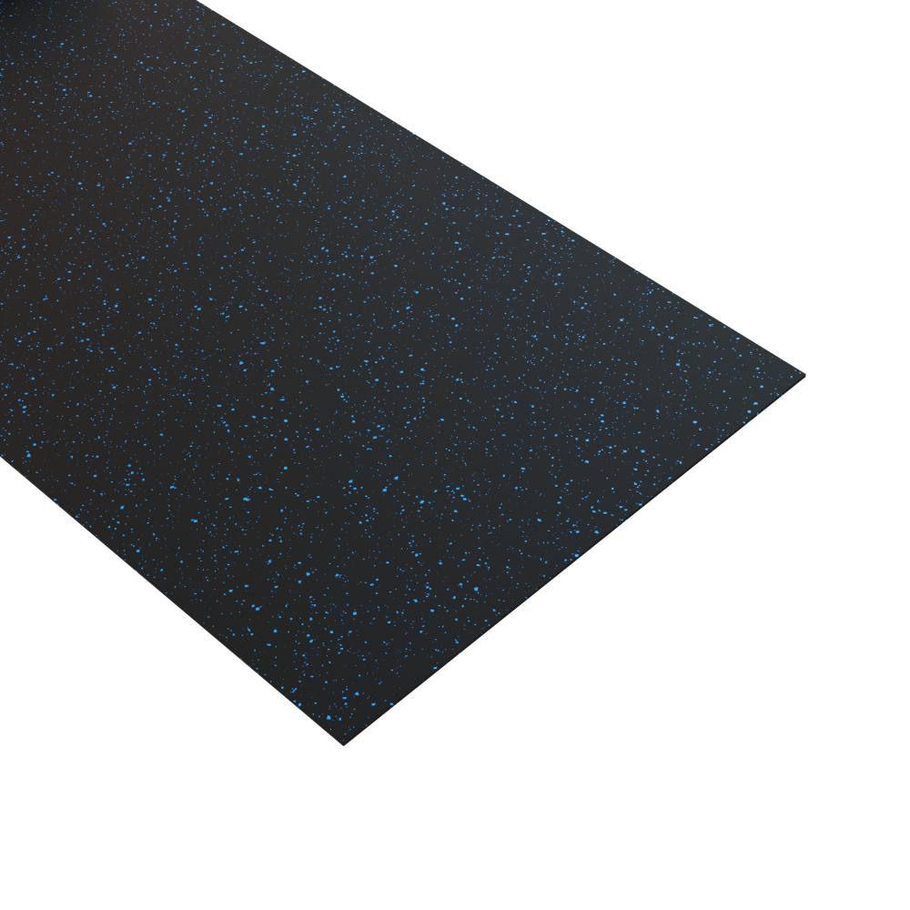 Reeplex Rubber Floor Roll 1m x 10m Blue Fleck view 3