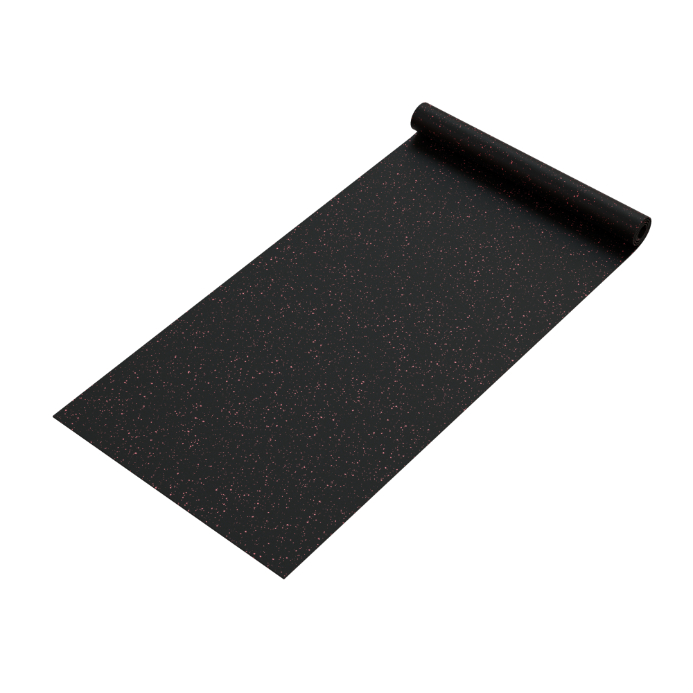 Reeplex Rubber Floor Roll 1m x 10m Red Fleck