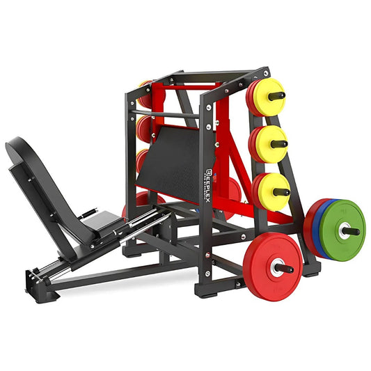 Reeplex Commercial Plate Loaded Seated Leg Press Red