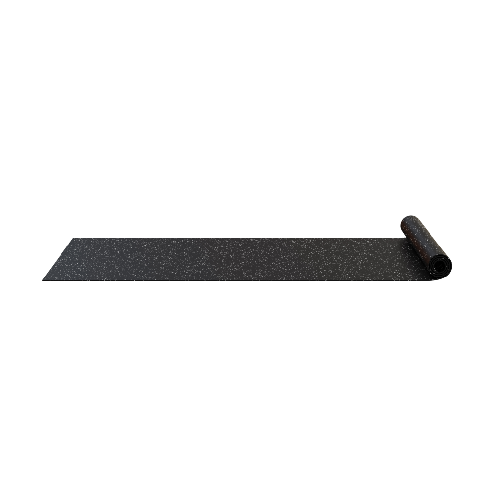 Reeplex Rubber Floor Roll 1m x 10m Grey Fleck view 4