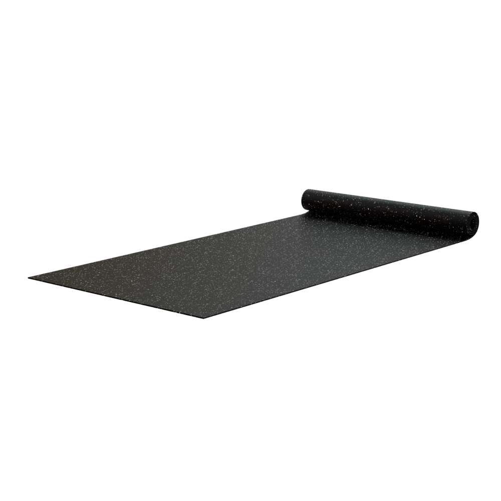 Reeplex Rubber Floor Roll 1m x 10m Grey Fleck view 3