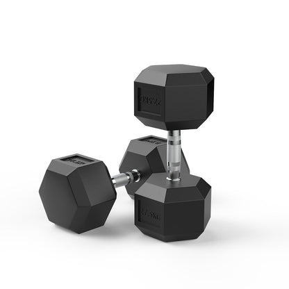 27.5kg Reeplex Rubber hex dumbbell