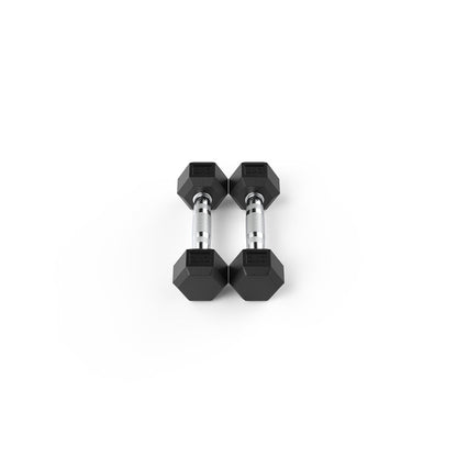 2kg Reeplex Rubber Hex Dumbbell