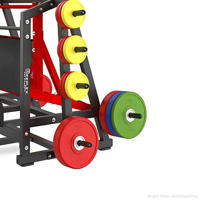 Reeplex Commercial Plate Loaded Seated Leg Press Red