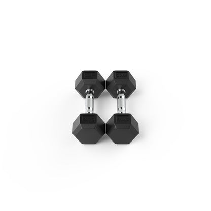4kg Reeplex Rubber Hex Dumbbell