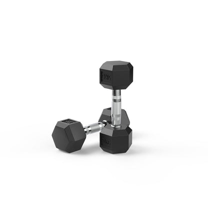 5kg Reeplex Rubber Hex Dumbbell