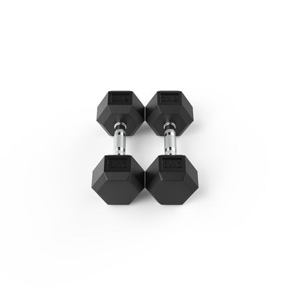 6kg Reeplex Rubber Hex Dumbbell