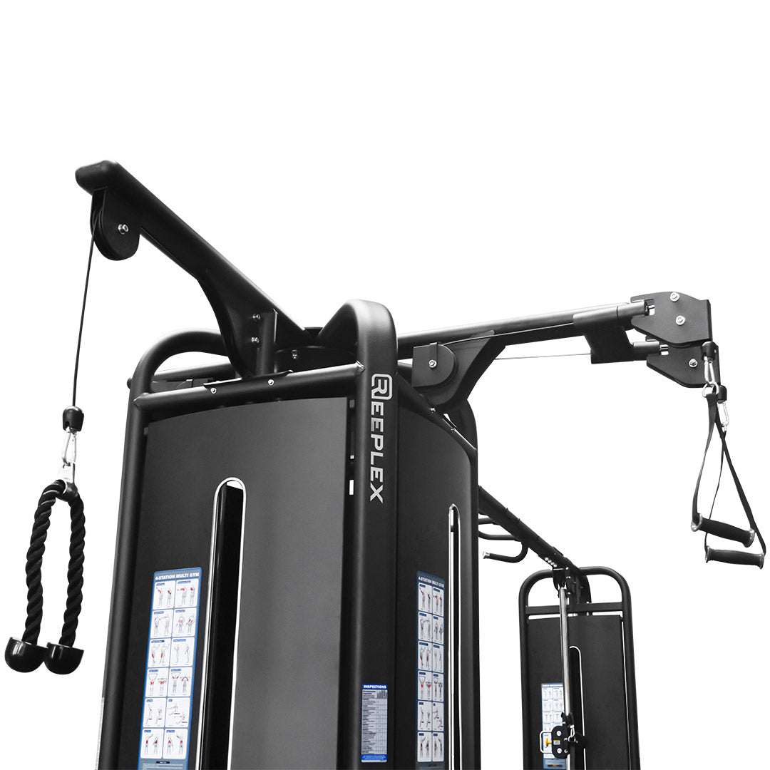 Reeplex Commercial 5 Station Jungle Gym with 90kg Weight Stack