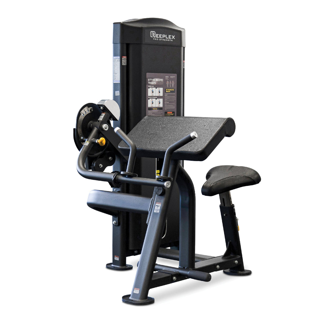 Reeplex Bicep Curl & Tricep Extensions Machine 2-in-1 | Dual Arm ...