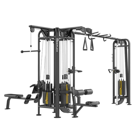 Commercial 5 station Jungle Gym with Cable Crossover