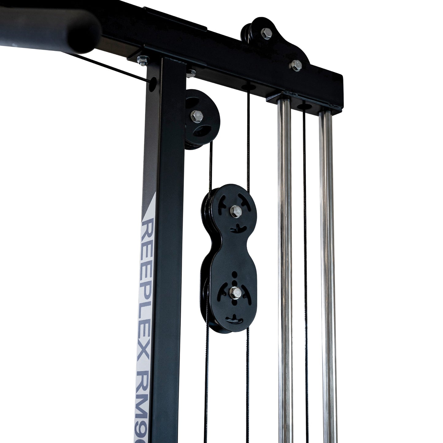 Reeplex RM90 Squat Rack with Smith Machine and Lat Pulldown + Seated Row