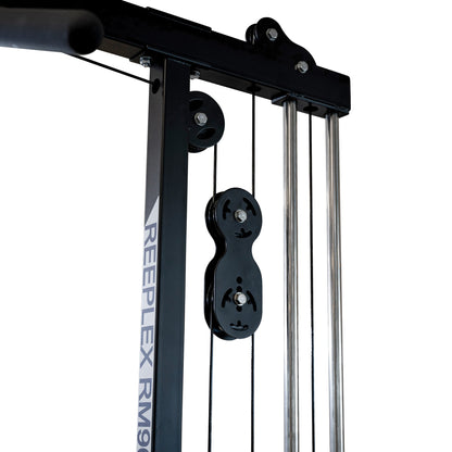 Reeplex RM90 Squat Rack with Smith Machine and Lat Pulldown + Seated Row