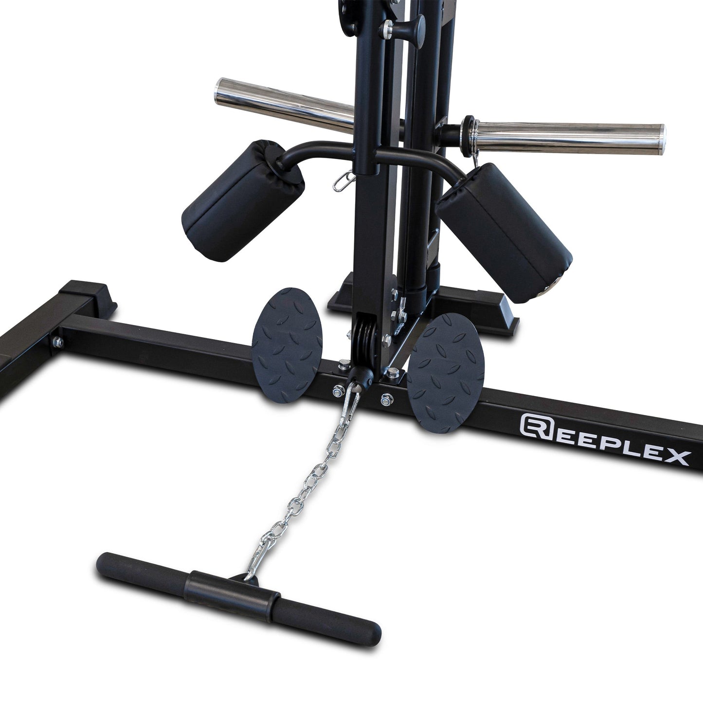 Reeplex RM90 Squat Rack with Smith Machine and Lat Pulldown + Seated Row