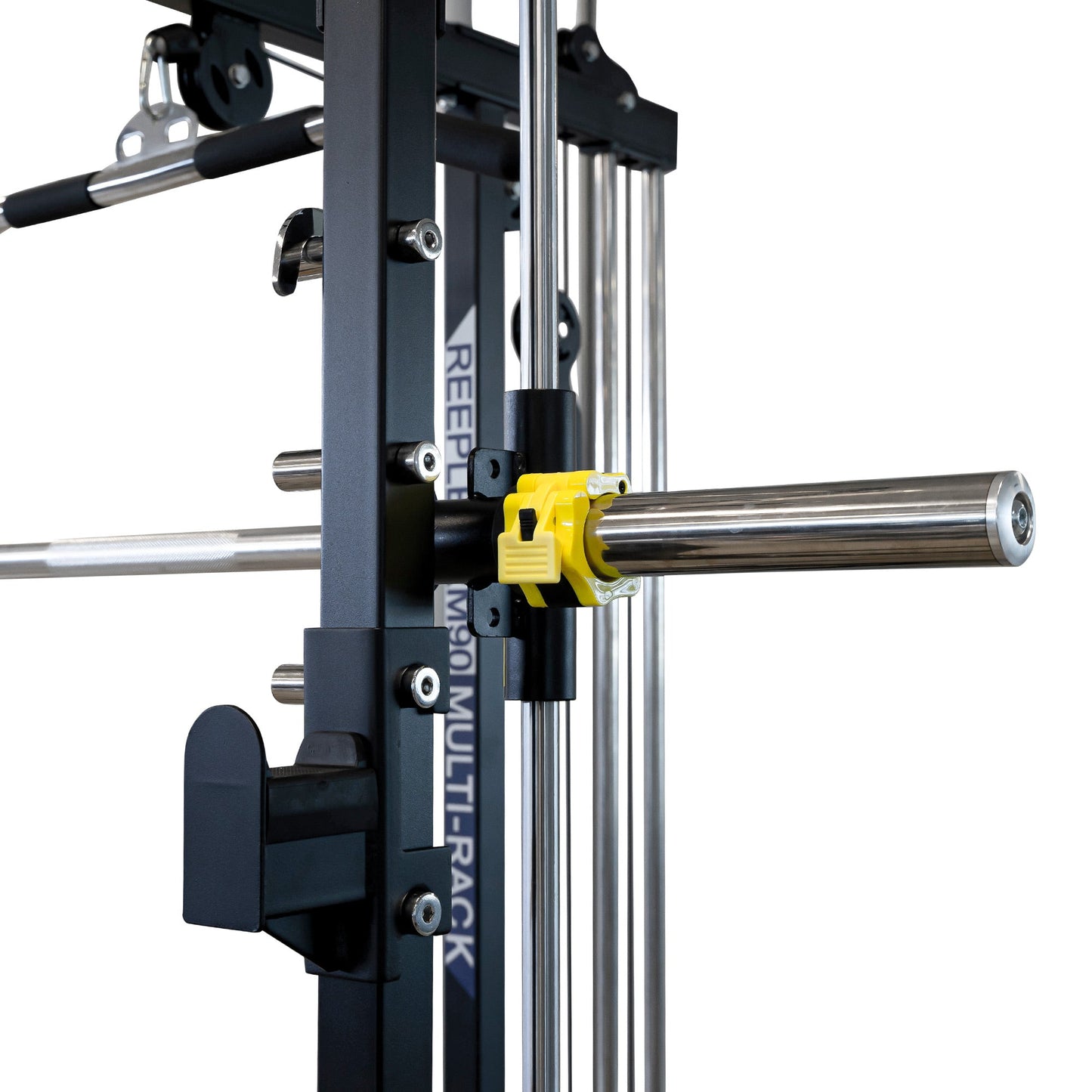 Reeplex RM90 Squat Rack with Smith Machine and Lat Pulldown + Seated Row