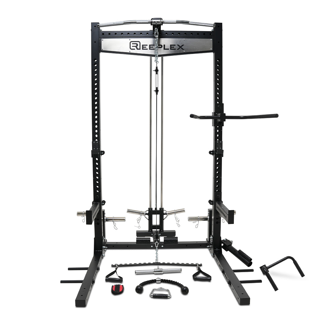 Reeplex-RPR8-Squat-rackwith-lat-pulldown