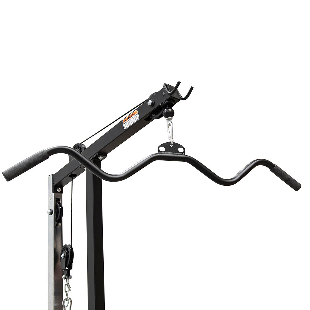 Squat rack and lat pull-down machine