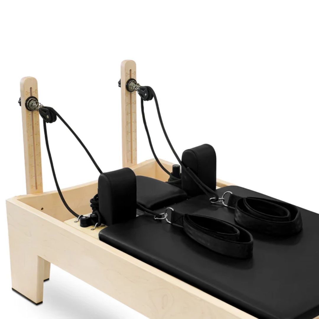 Reeplex Pilates Reformer with Full Trapeze Frame in Maple Wood 4