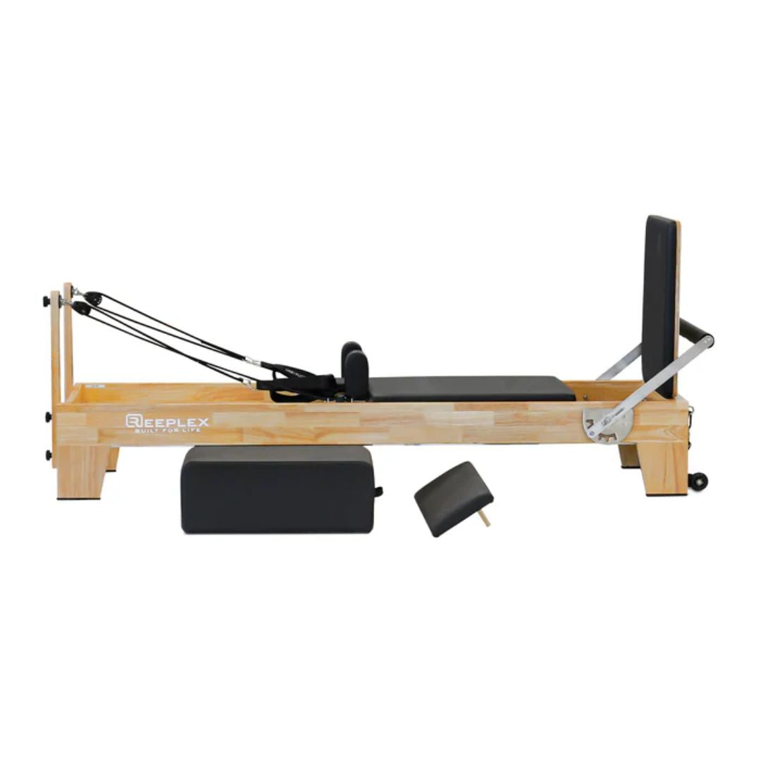 Reeplex Pro Studio Series Pilates Reformer in Oak Wood 3