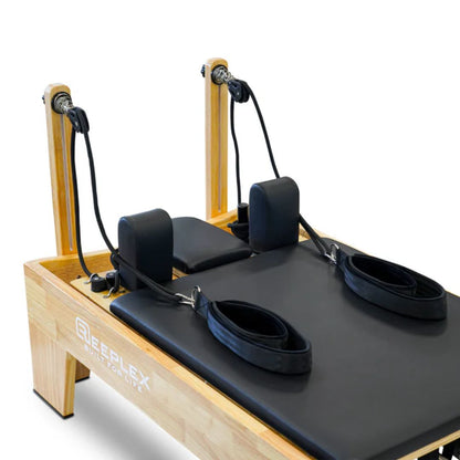 Reeplex Pro Studio Series Pilates Reformer in Oak Wood 4