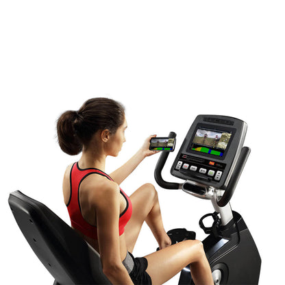 Reeplex R22 Commercial Recumbent Exercise Bike with 10" Touchscreen Display
