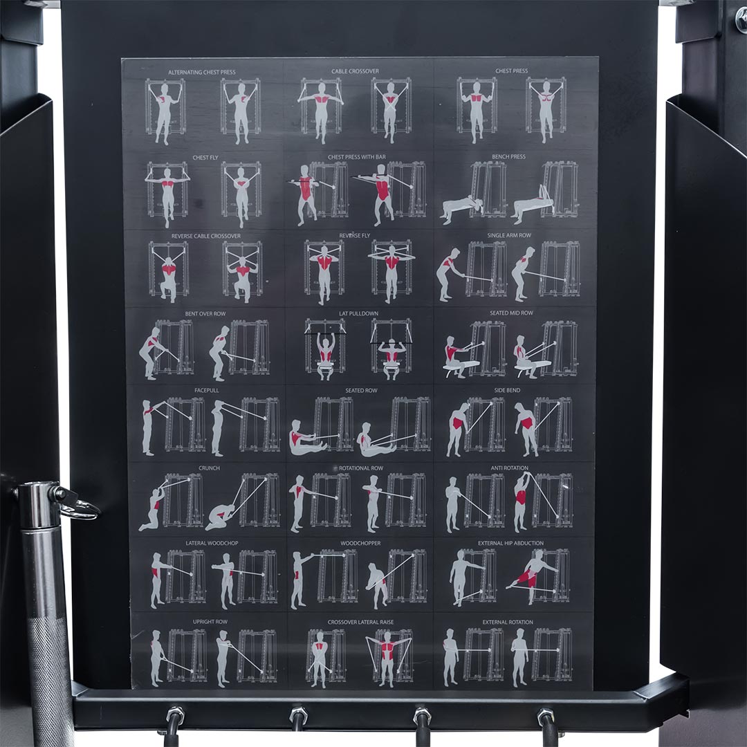 Reeplex RF300 Functional Trainer + Attachments workout information