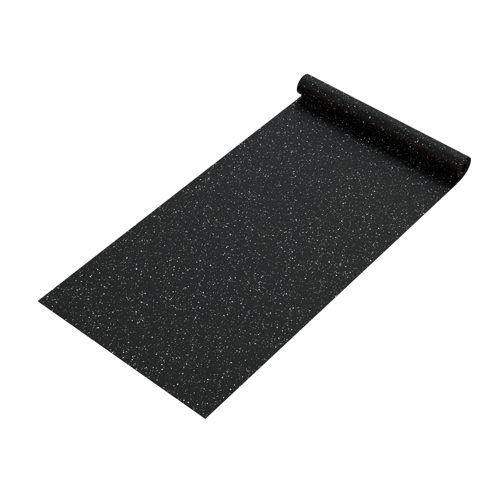 Reeplex Rubber Floor Roll 1m x 10m White Fleck