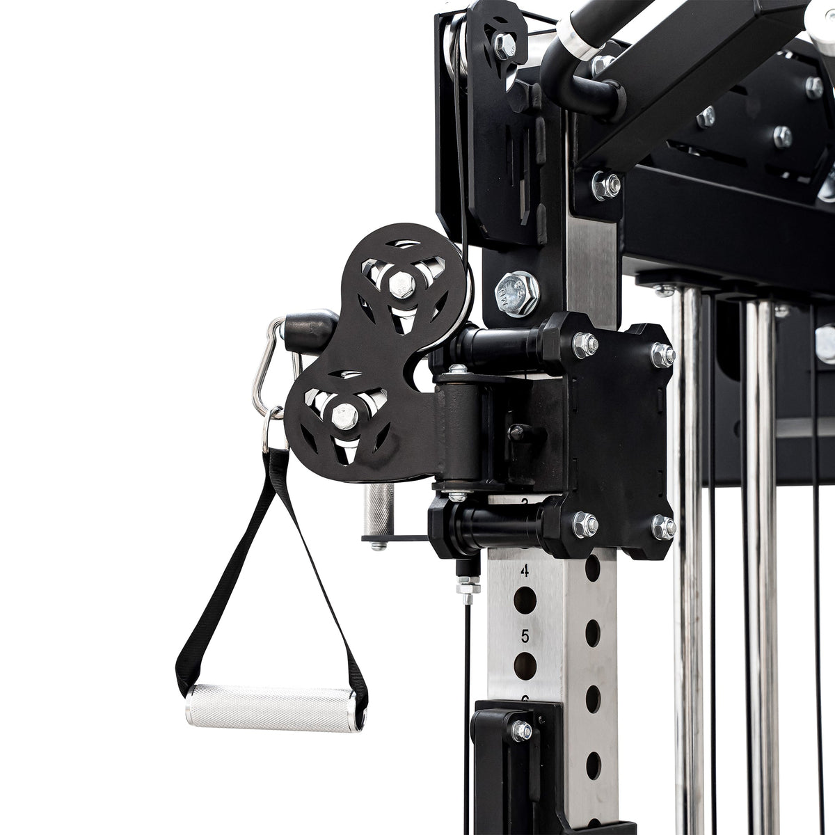 Reeplex Wall Mounted Multi-Functional Trainer with 2 x 90kg Weight Stacks & Attachments view 8