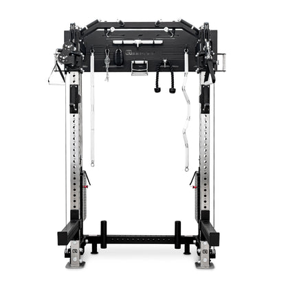 Reeplex Wall Mounted Multi-Functional Trainer with 2 x 90kg Weight Stacks & Attachments view 2