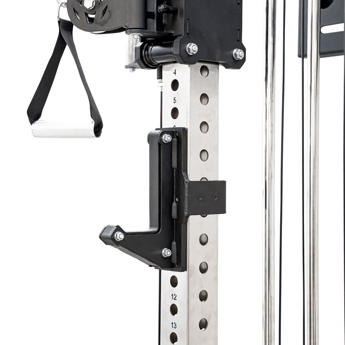 Reeplex Wall Mounted Multi-Functional Trainer with 2 x 90kg Weight Stacks & Attachments view 11