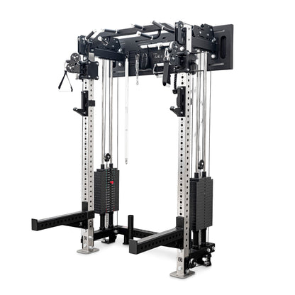 Reeplex Wall Mounted Multi-Functional Trainer with 2 x 90kg Weight Stacks & Attachments