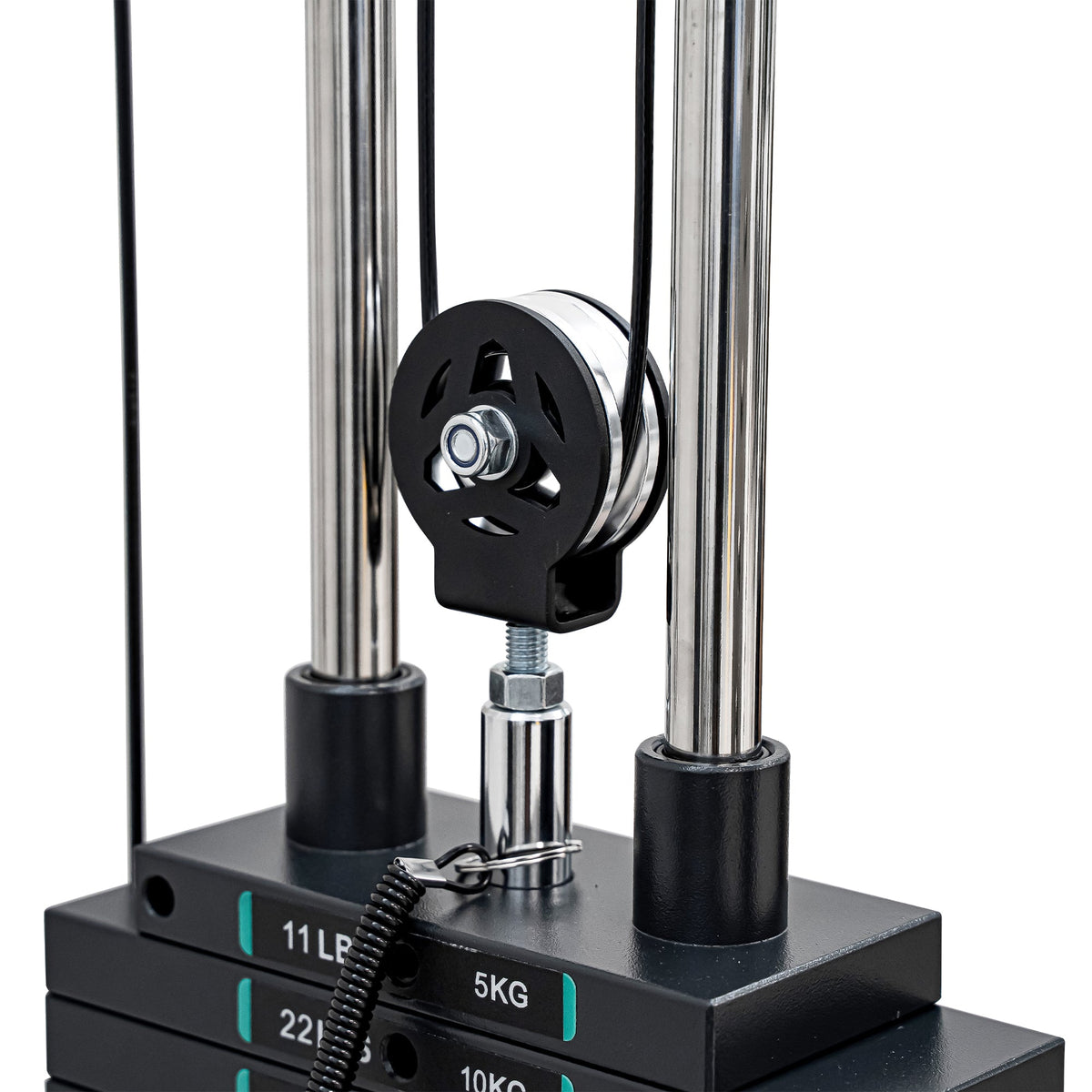 Reeplex Wall Mounted Multi-Functional Trainer with 2 x 90kg Weight Stacks & Attachments view 13