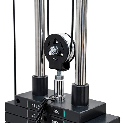 Reeplex Wall Mounted Multi-Functional Trainer with 2 x 90kg Weight Stacks & Attachments view 13