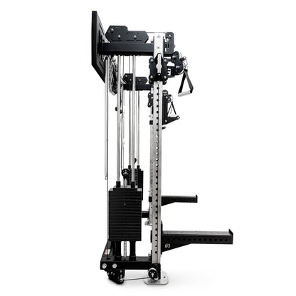 Reeplex Wall Mounted Multi-Functional Trainer with 2 x 90kg Weight Stacks & Attachments view 14