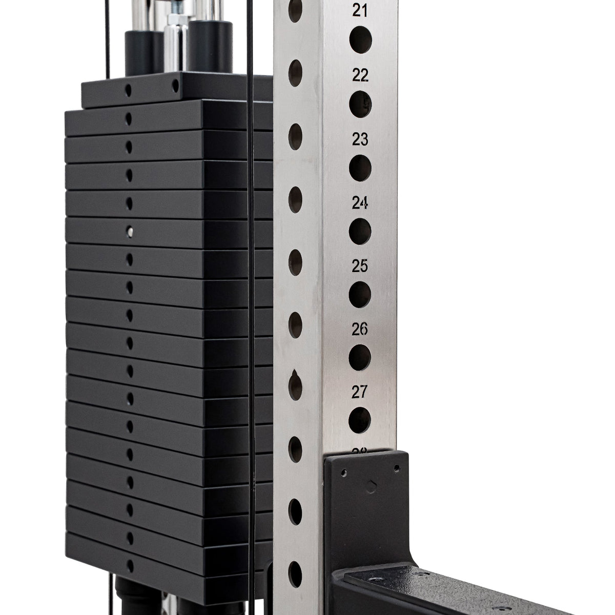 Reeplex Wall Mounted Multi-Functional Trainer with 2 x 90kg Weight Stacks & Attachments view 17