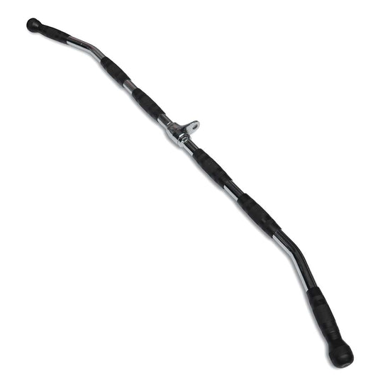 Wide Lat Pulldown Bar Attachment 1.2m Rubber Handles 