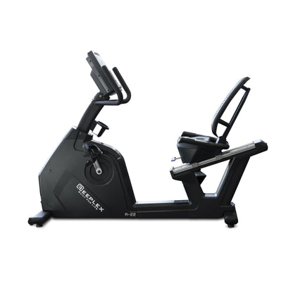 Reeplex R22 Commercial Recumbent Exercise Bike with LED Display