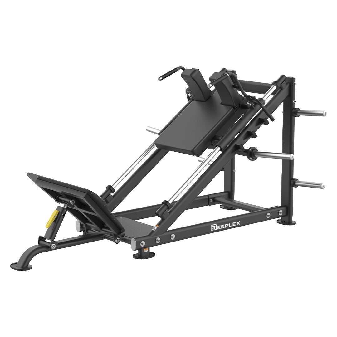 Reeplex Commercial Hack Squat Machine with Linear Bearing