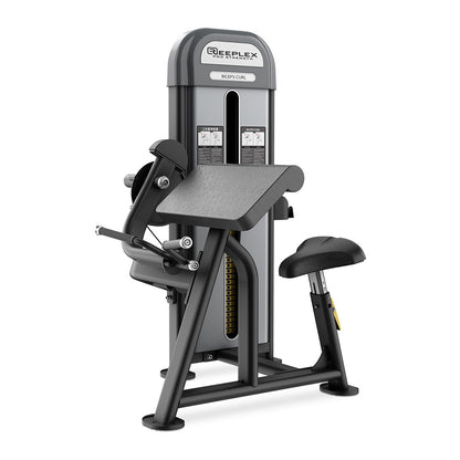 Bicep Curl Machine Reeplex Commercial  - Commercial Gym Fitouts Melbourne