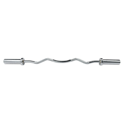Olympic Ez-Curl Barbell with Spring Clips