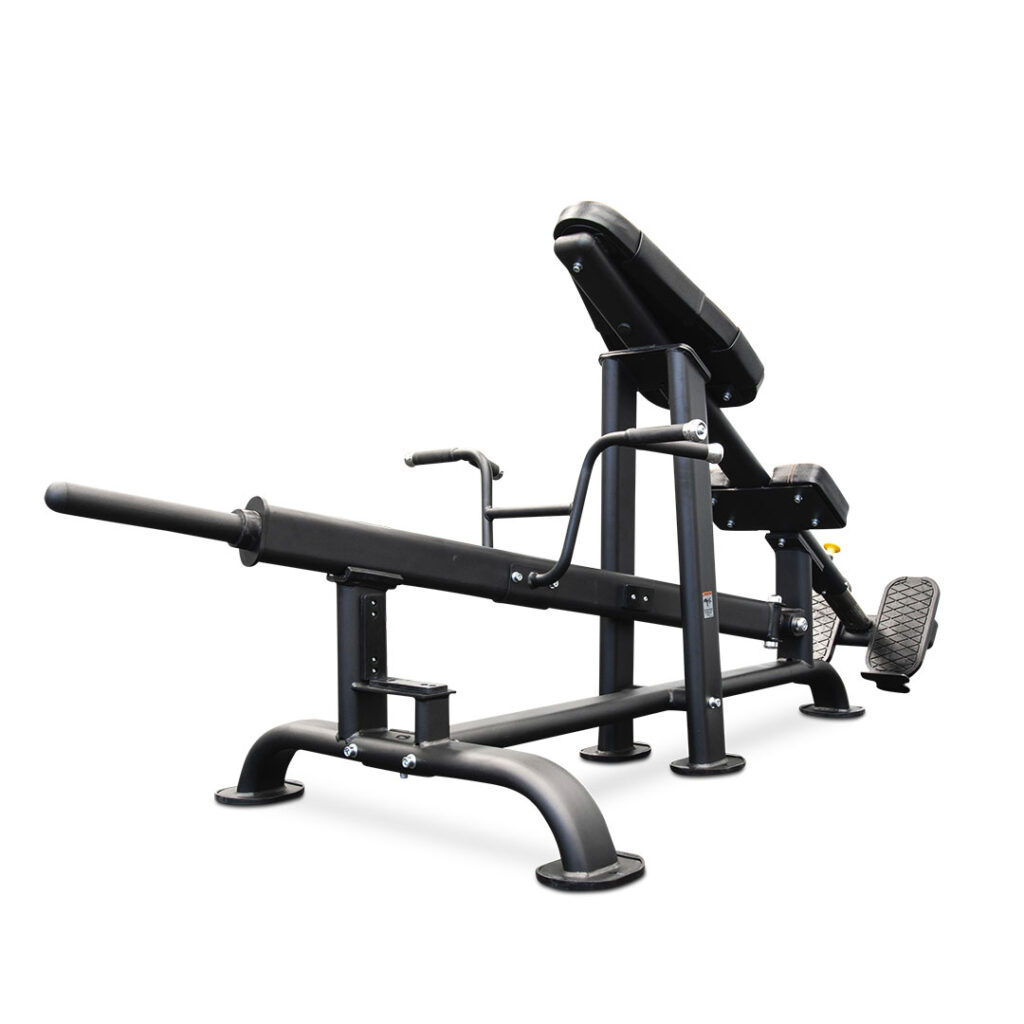 incline lever t-bar row bench