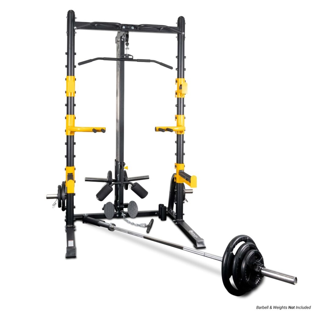 reeplex rm70 heavy duty squat rack with lat pulldown seated row (2)