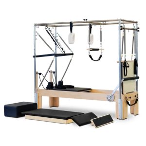 Reeplex Pro Pilates Reformer with Full Trapeze Frame – Premium Maple Wood Studio Equipment