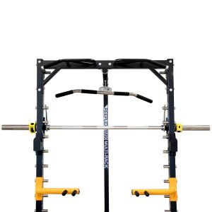 Reeplex RM90 Multi-Function Squat Rack with Smith Machine and Lat Pulldown/Seated Row